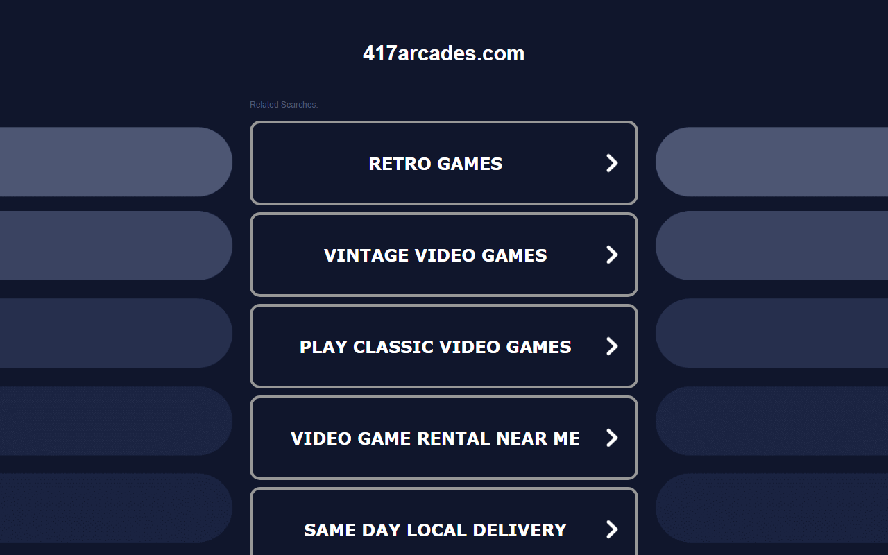 417arcades.com screenshot