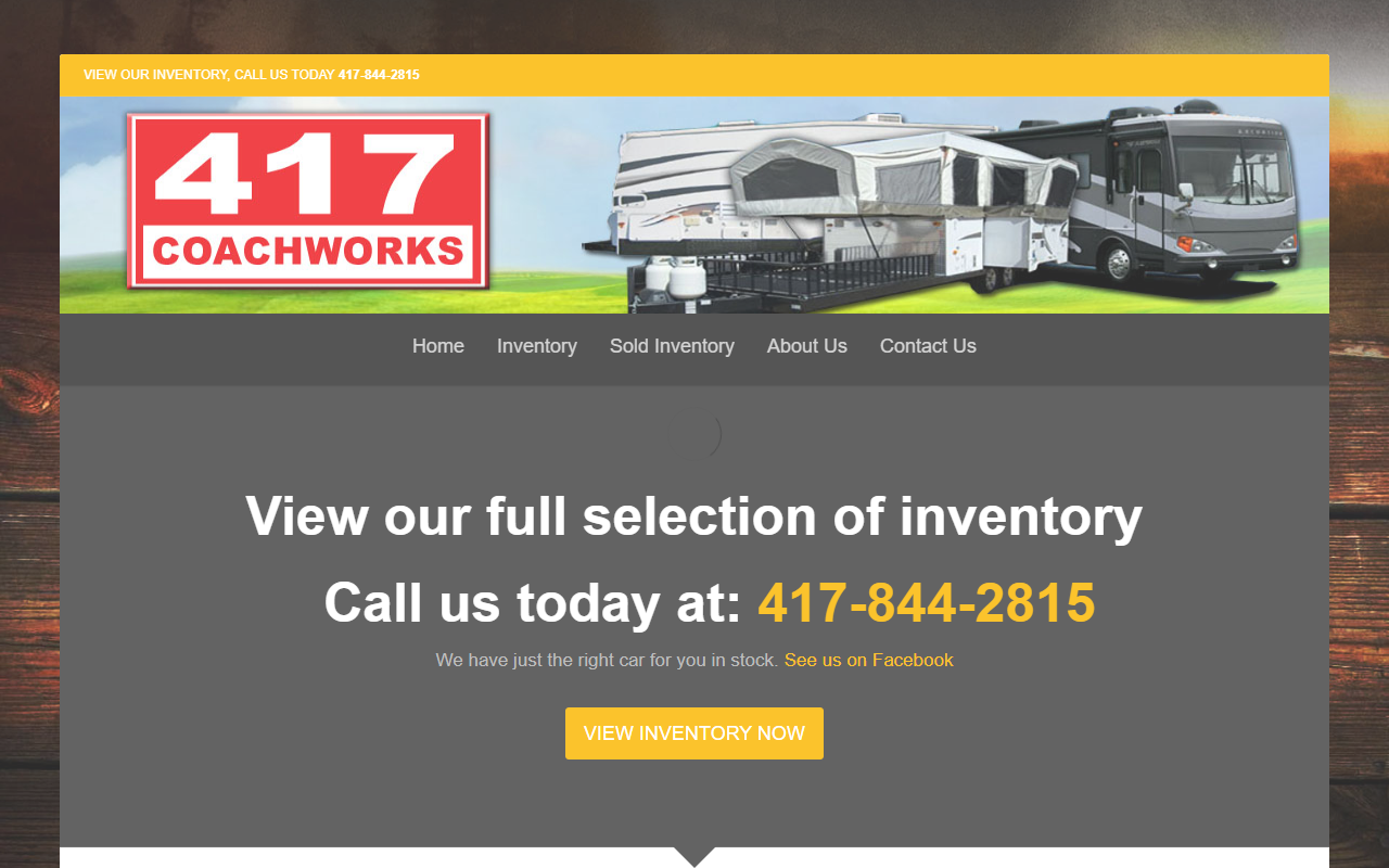 417coachworks.com screenshot