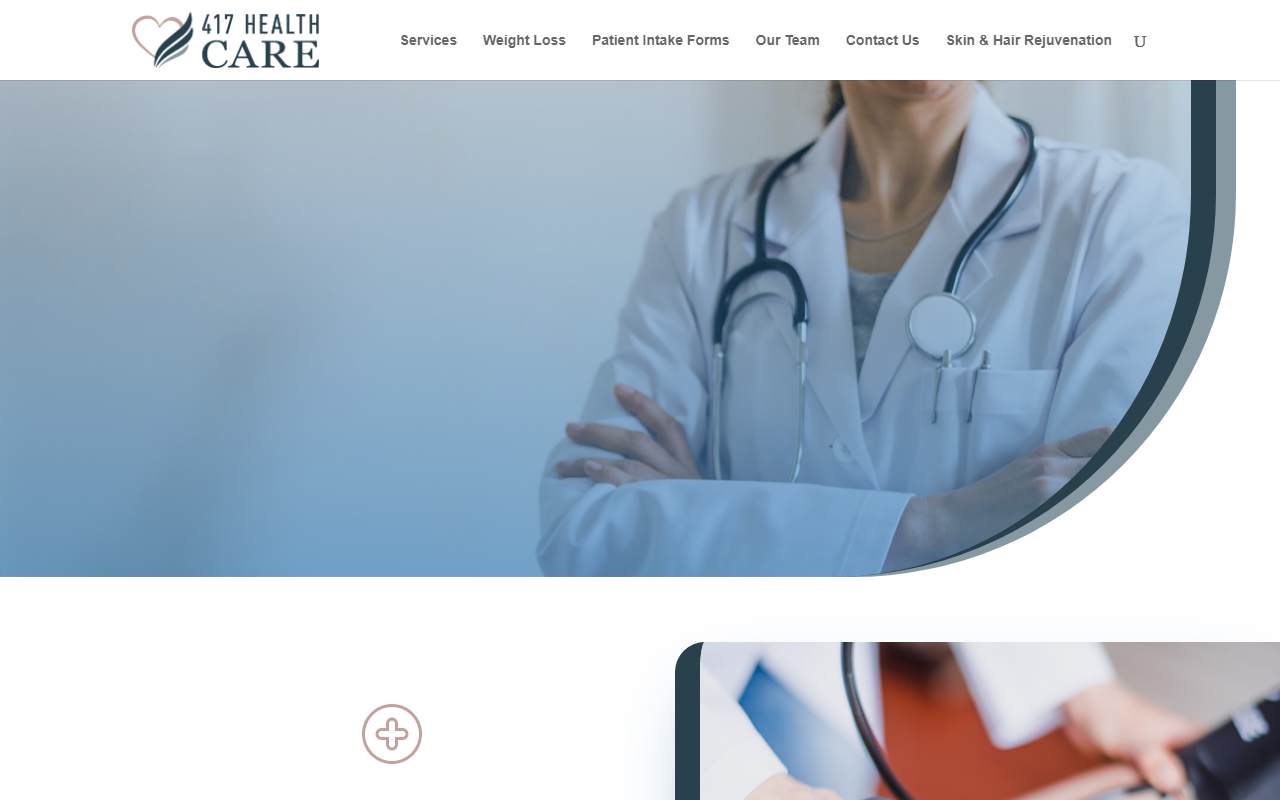 417healthclinic.com screenshot