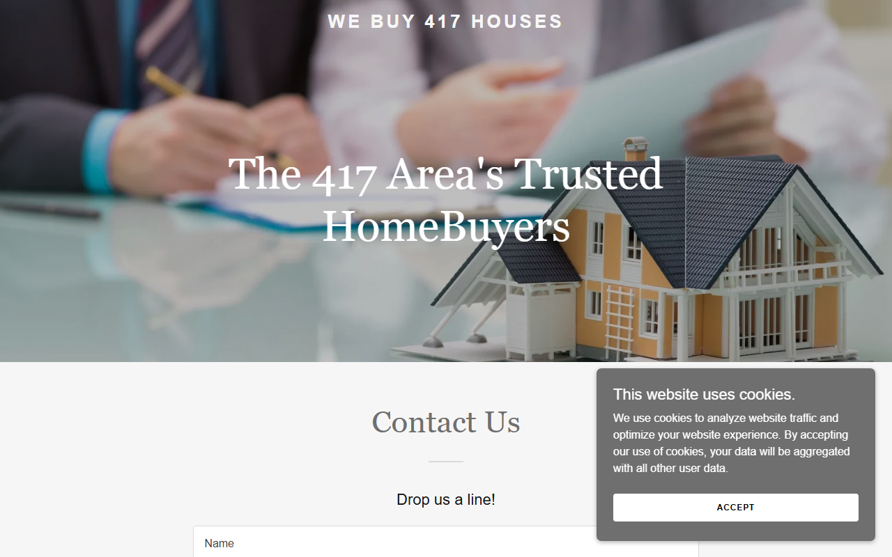 417homebuyers.com screenshot