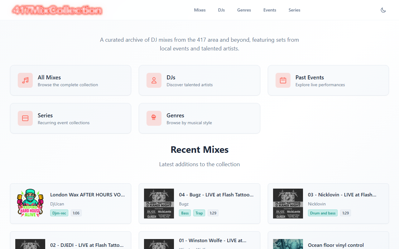 417mixcollection.com screenshot
