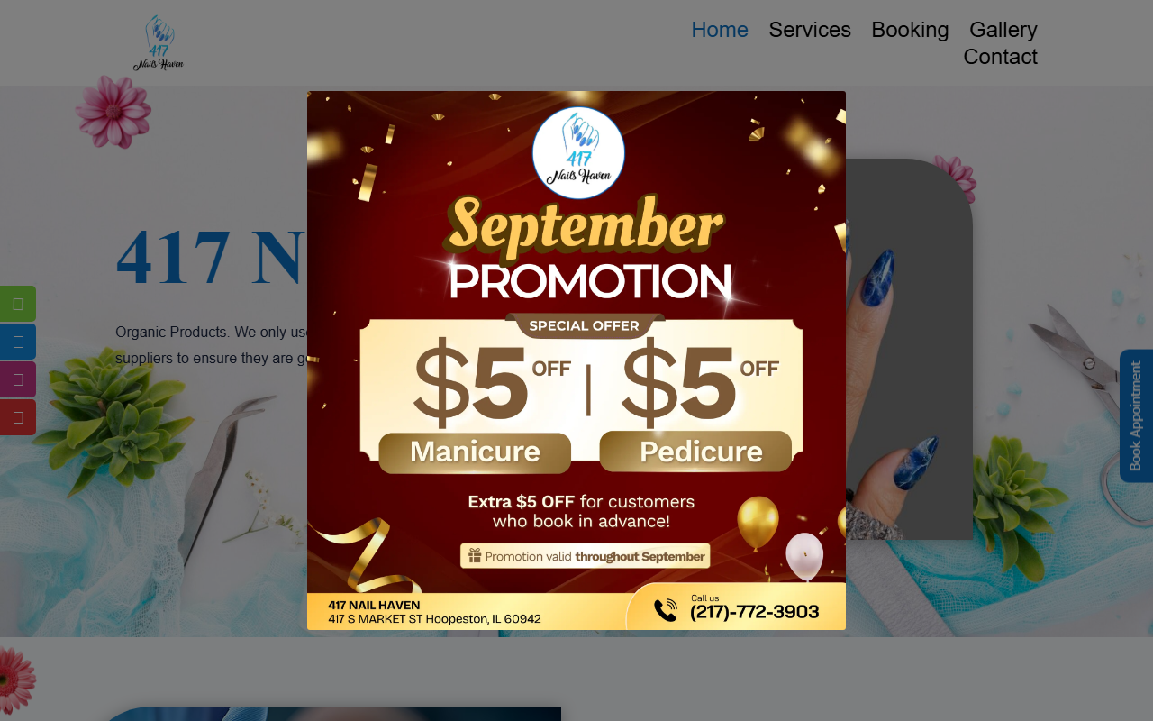 417nailshaven.com screenshot