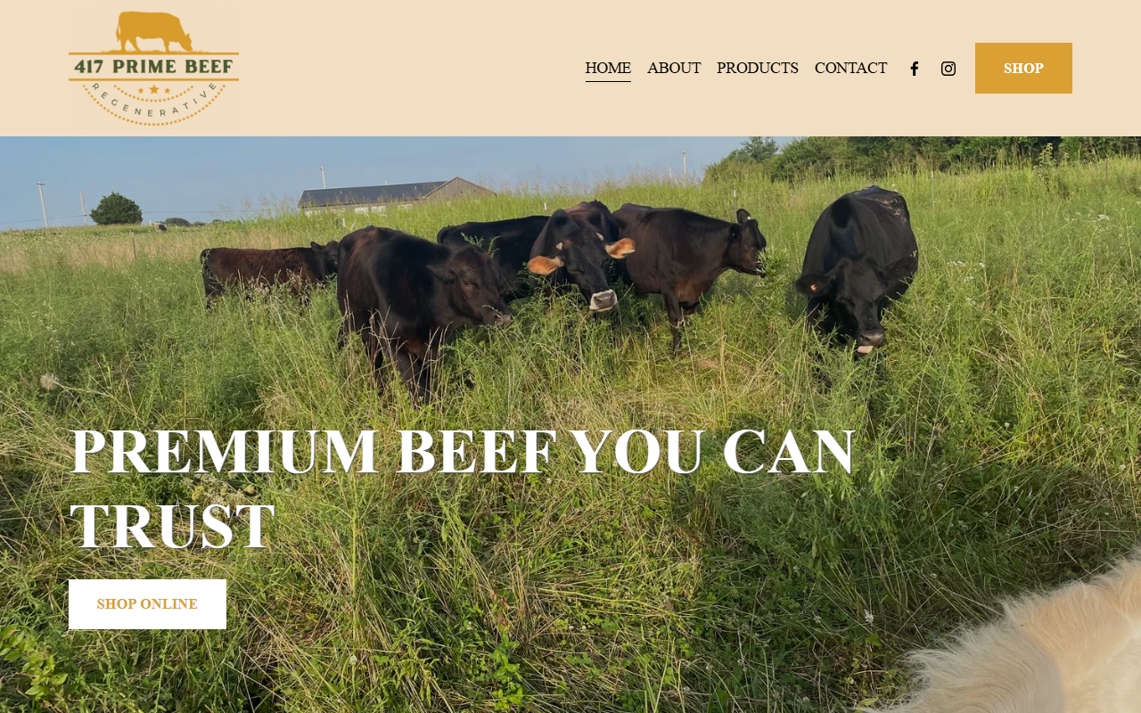 417primebeef.com screenshot