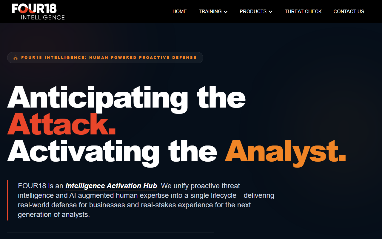 418intelligence.com screenshot