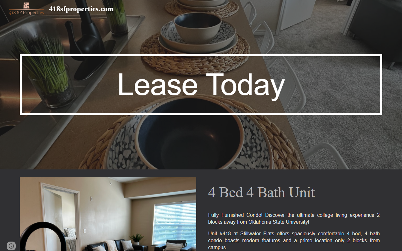 418sfproperties.com screenshot