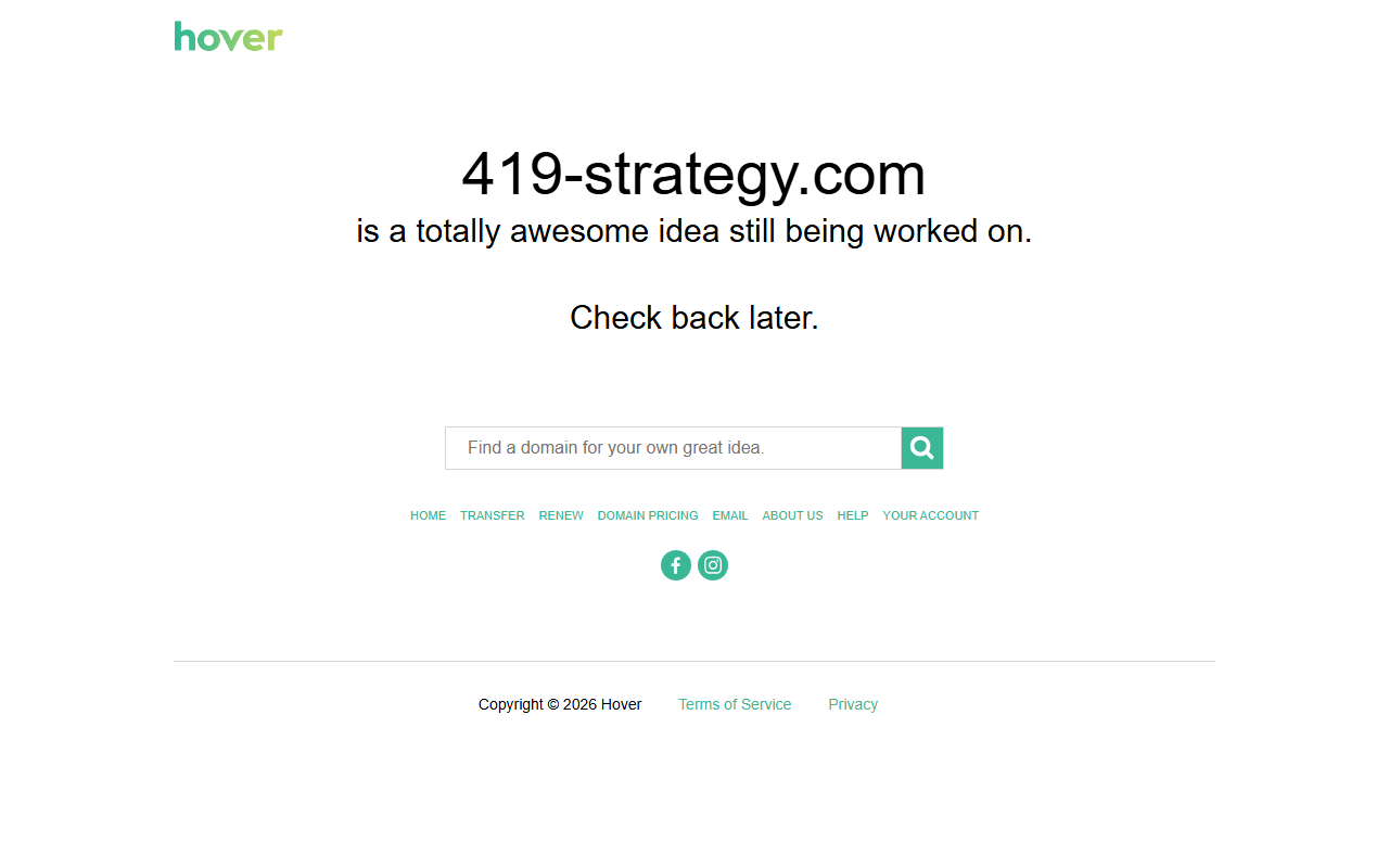 419-strategy.com screenshot