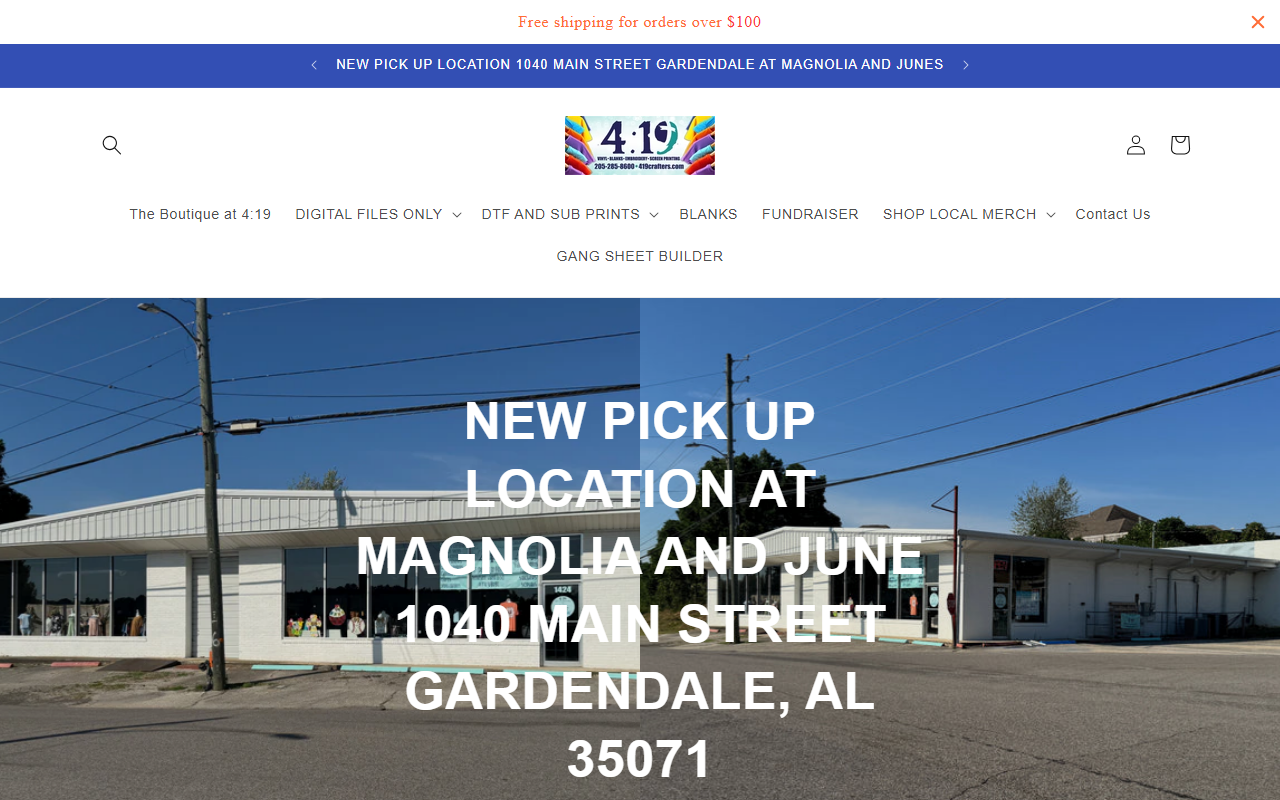 419crafters.com screenshot