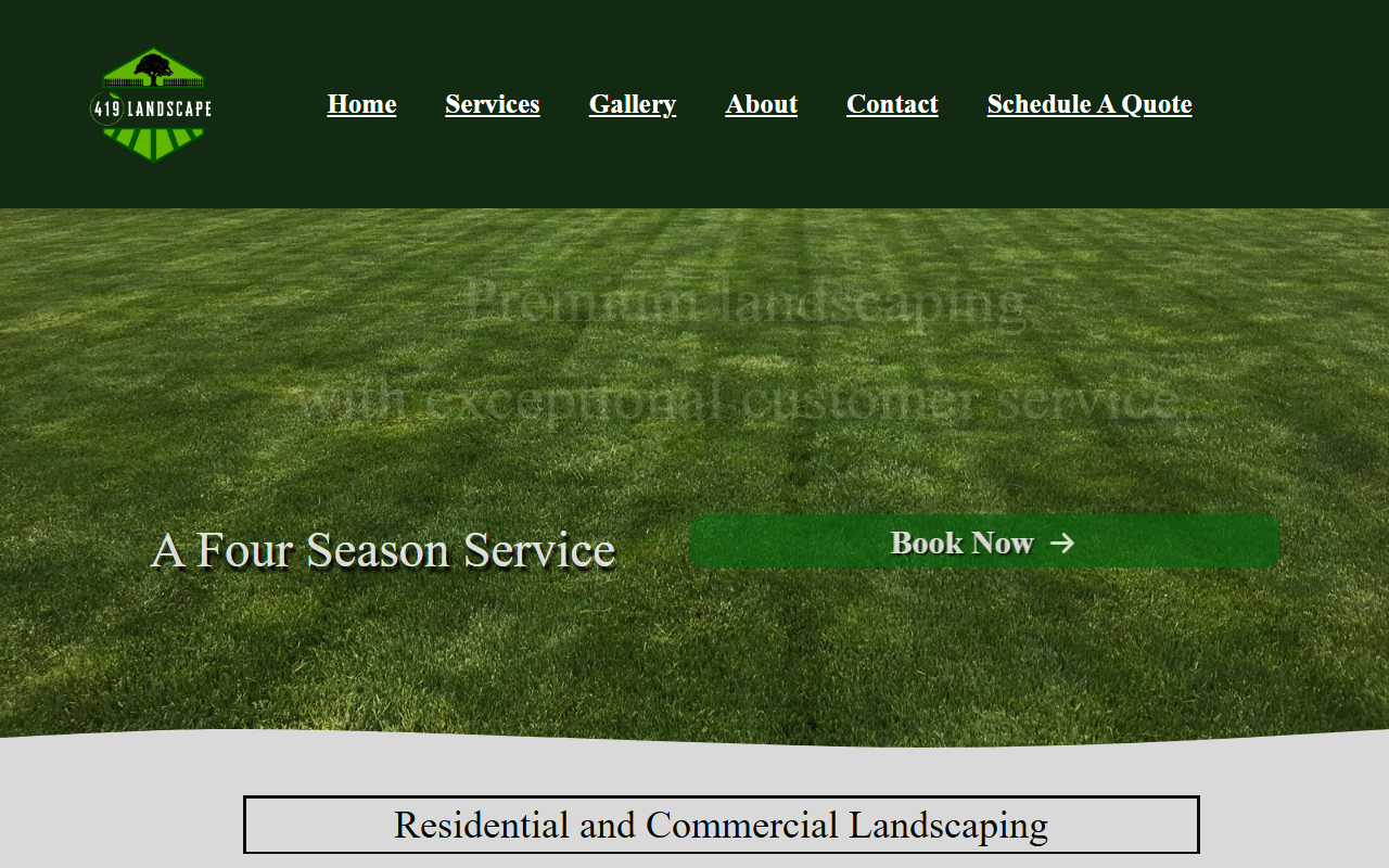 419landscape.com screenshot