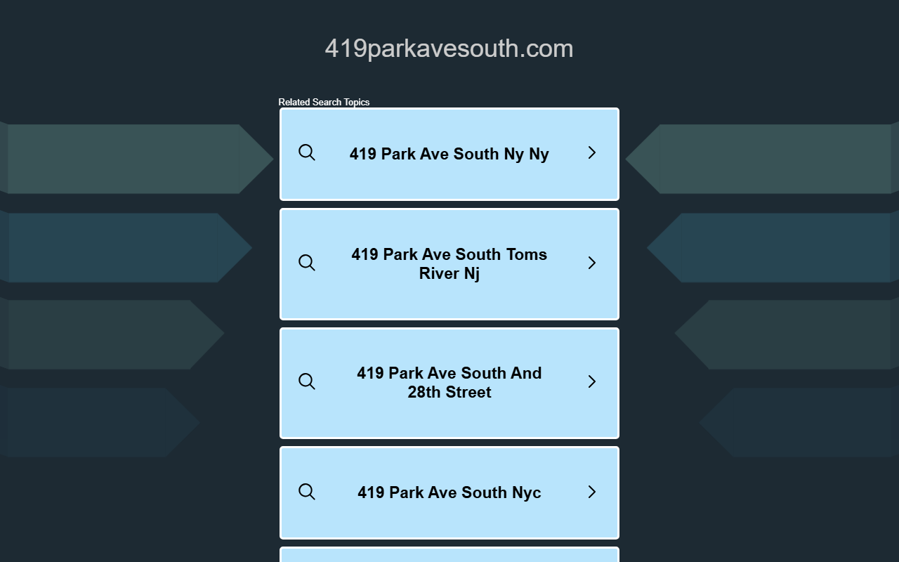 419parkavesouth.com screenshot