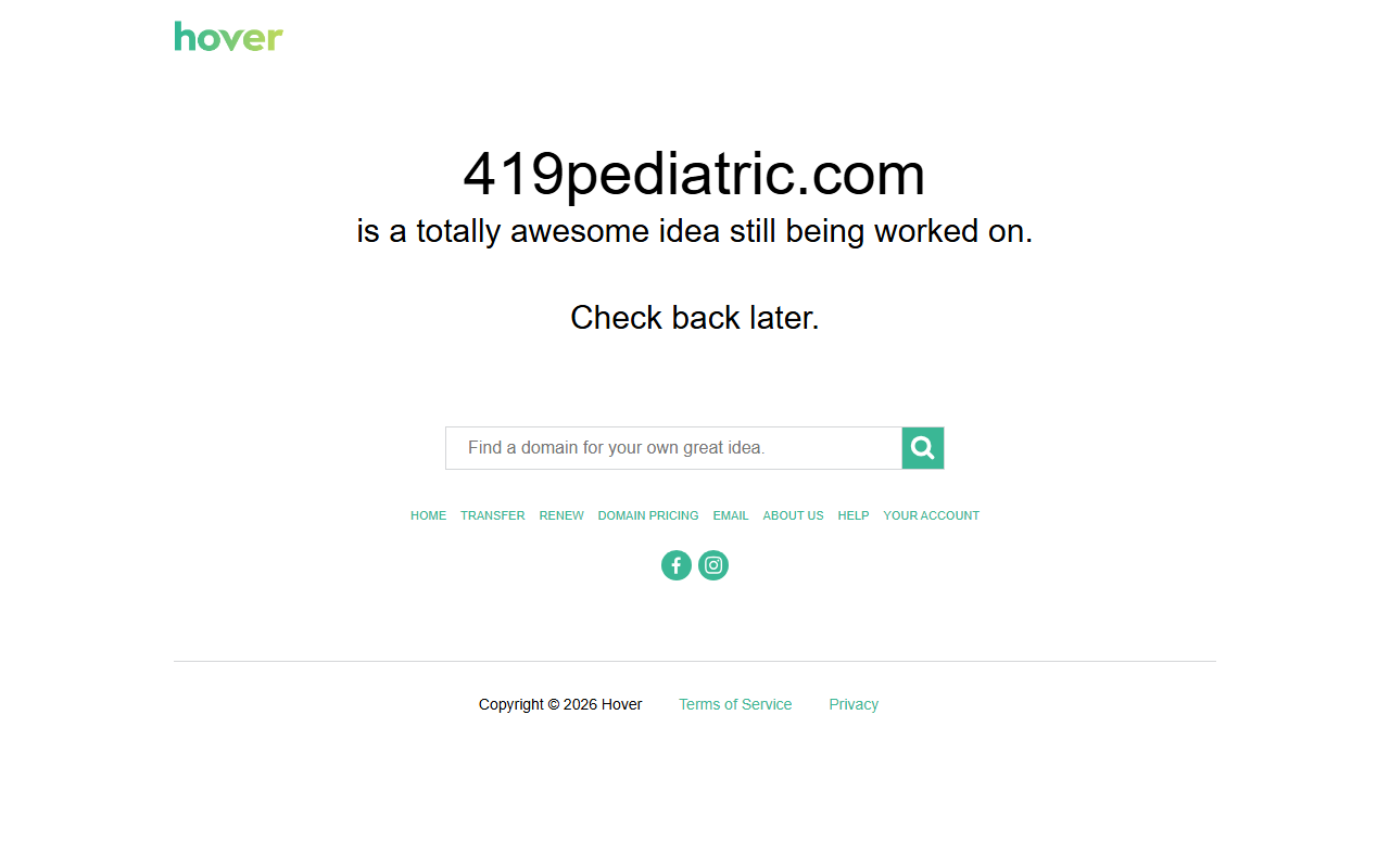 419pediatric.com screenshot