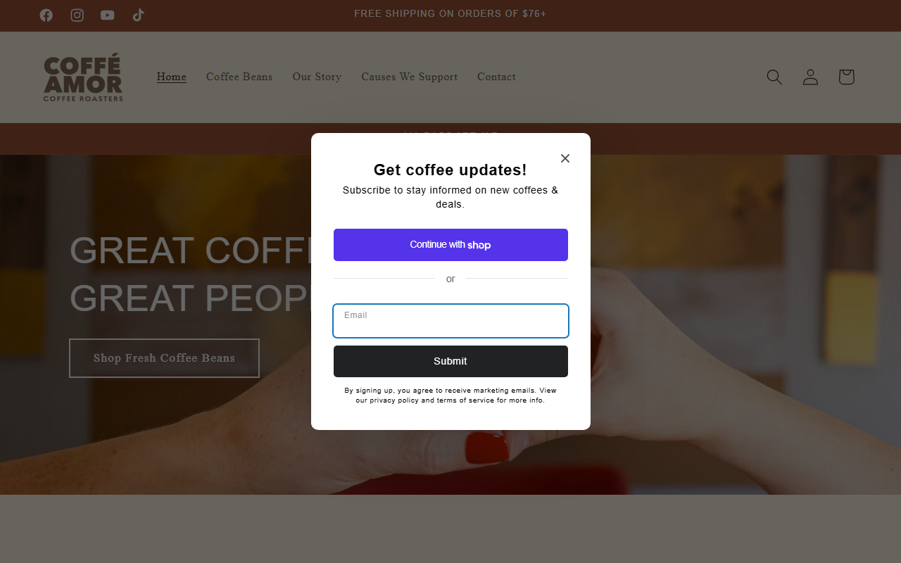 419roasters.com screenshot