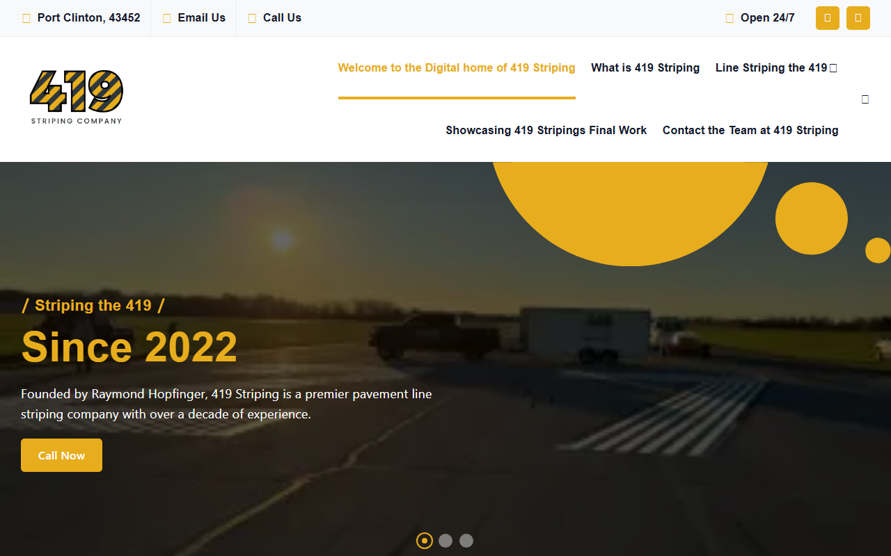 419striping.com screenshot