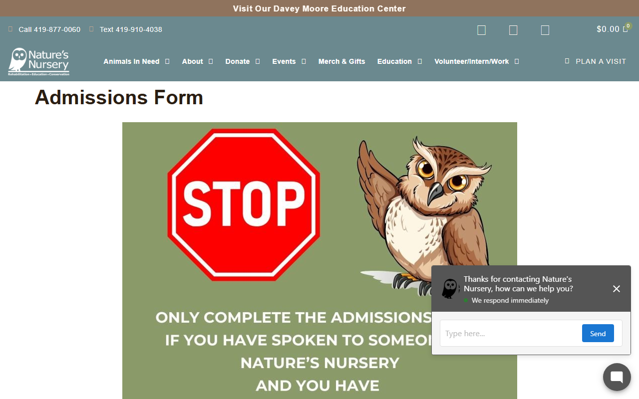 419wildlife.com screenshot