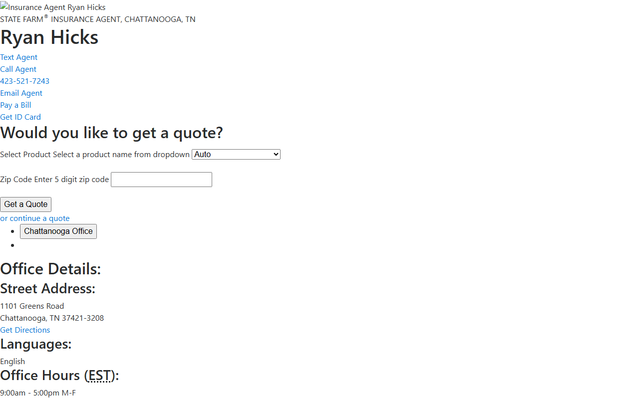 423insurance.com screenshot
