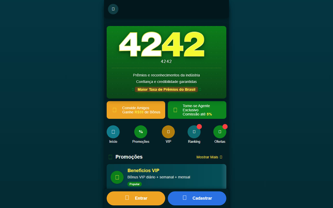 4242online.com screenshot