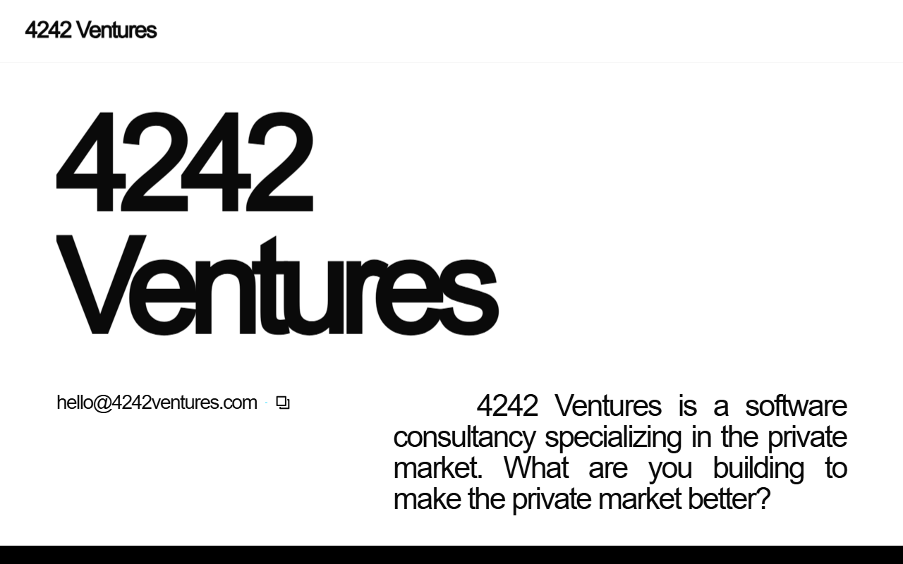 4242ventures.com screenshot