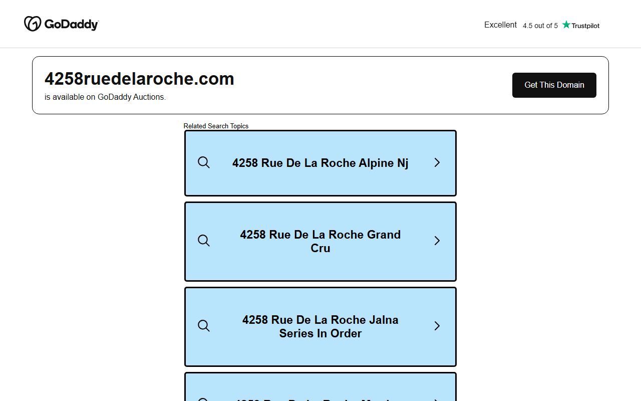 4258ruedelaroche.com screenshot