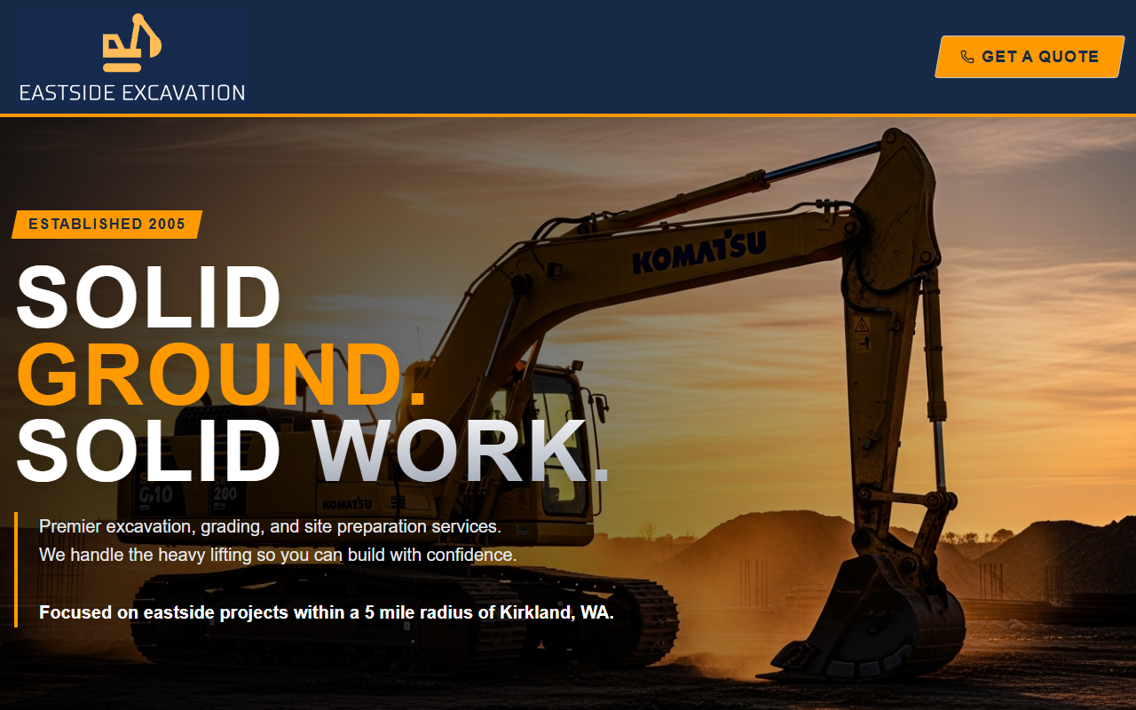 425excavation.com screenshot