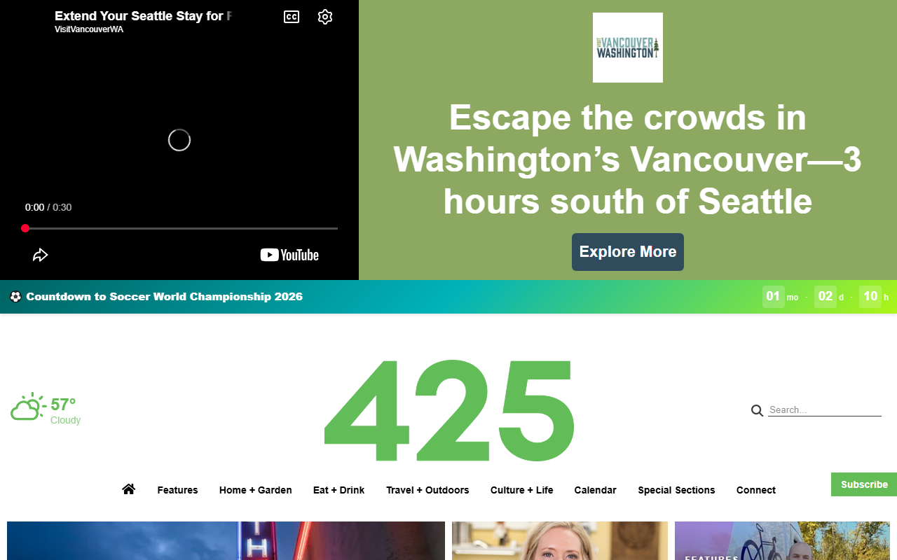 425magazine.com screenshot