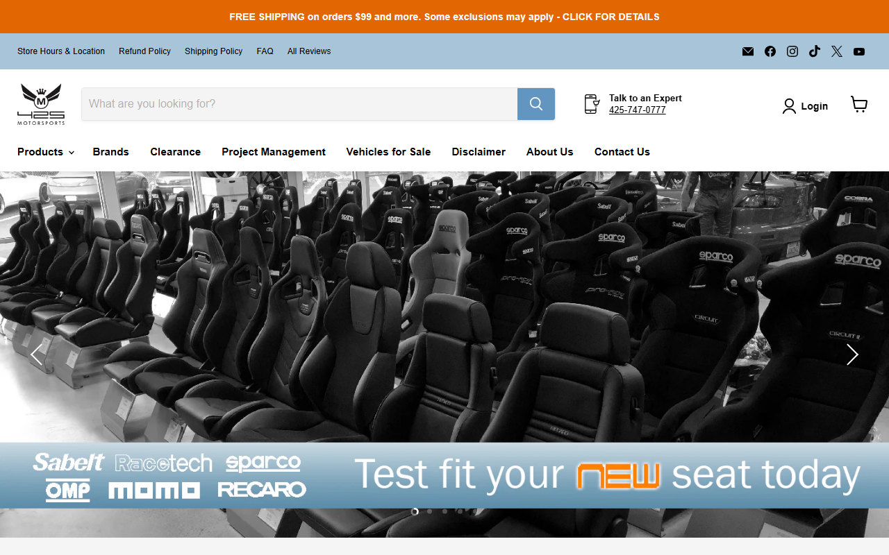 425motorsports.com screenshot