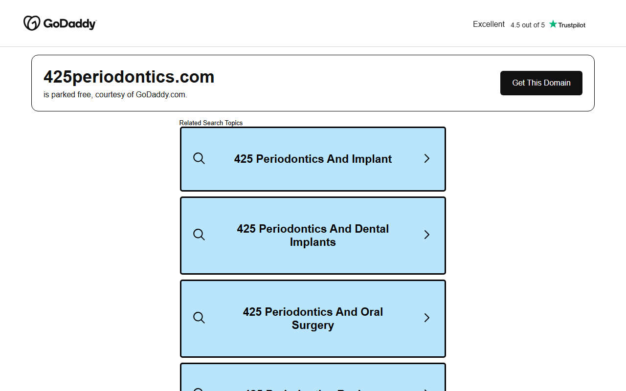 425periodontics.com screenshot