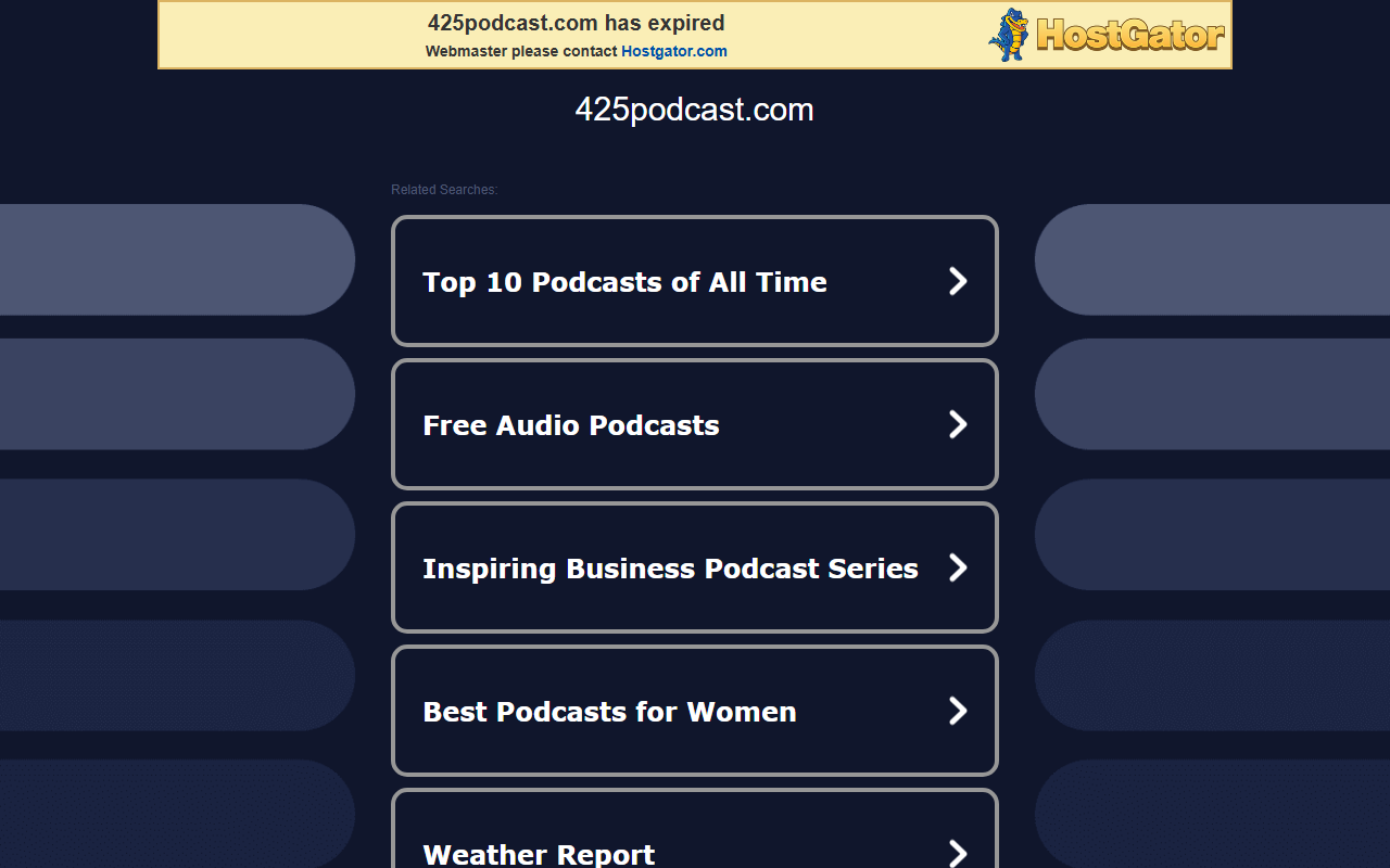 425podcast.com screenshot