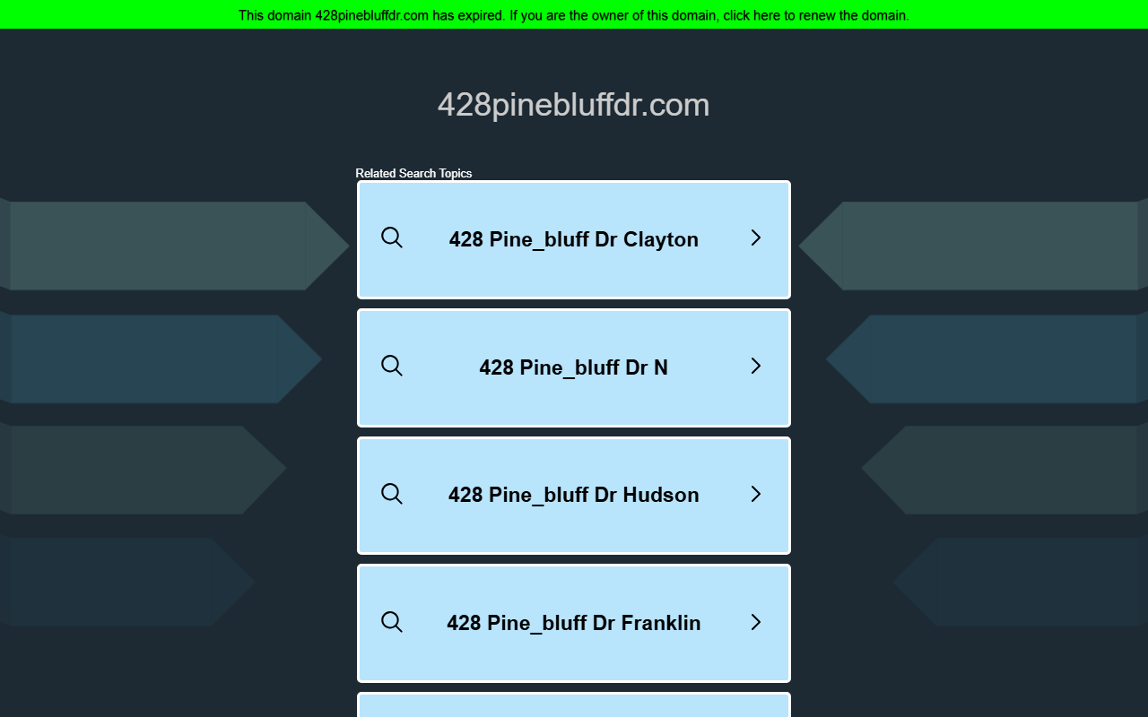 428pinebluffdr.com screenshot