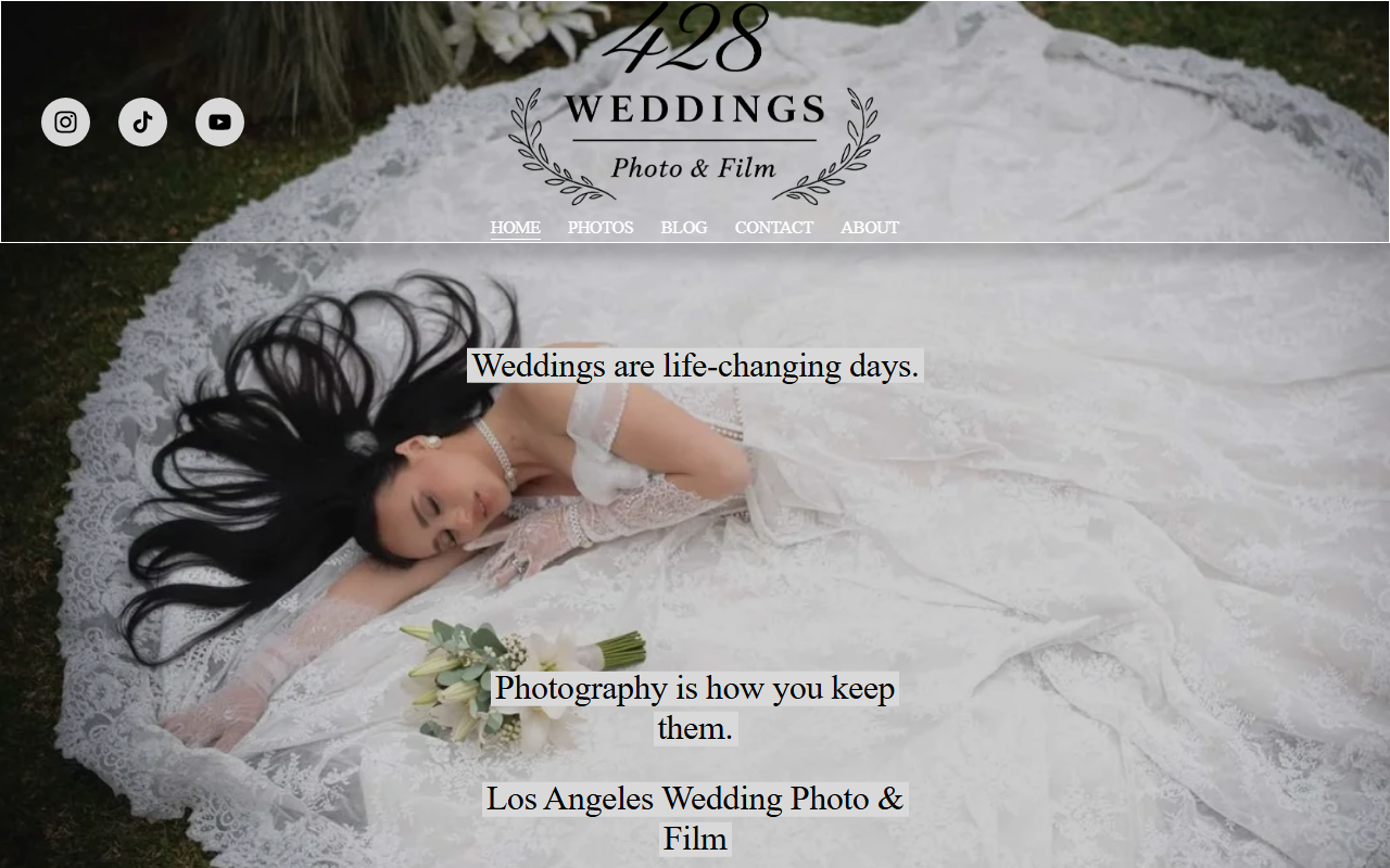 428weddings.com screenshot