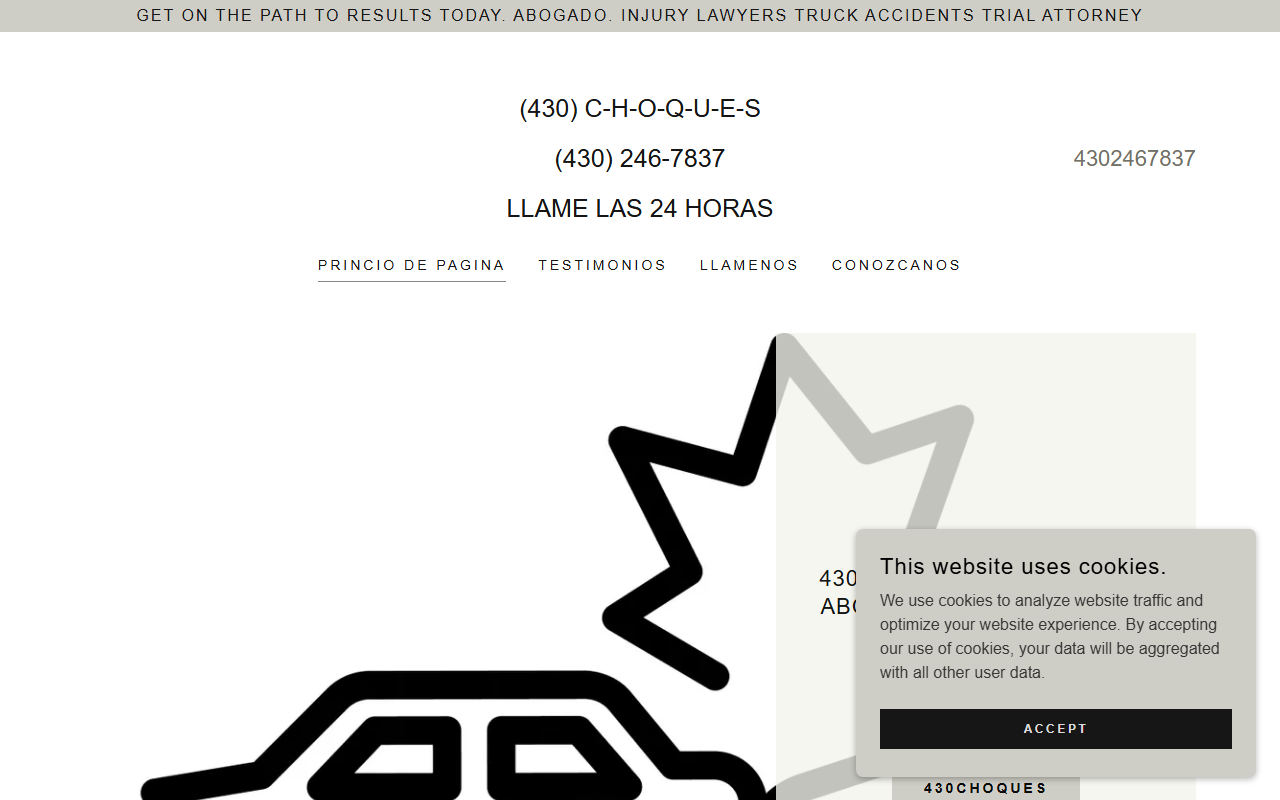 430choques.com screenshot