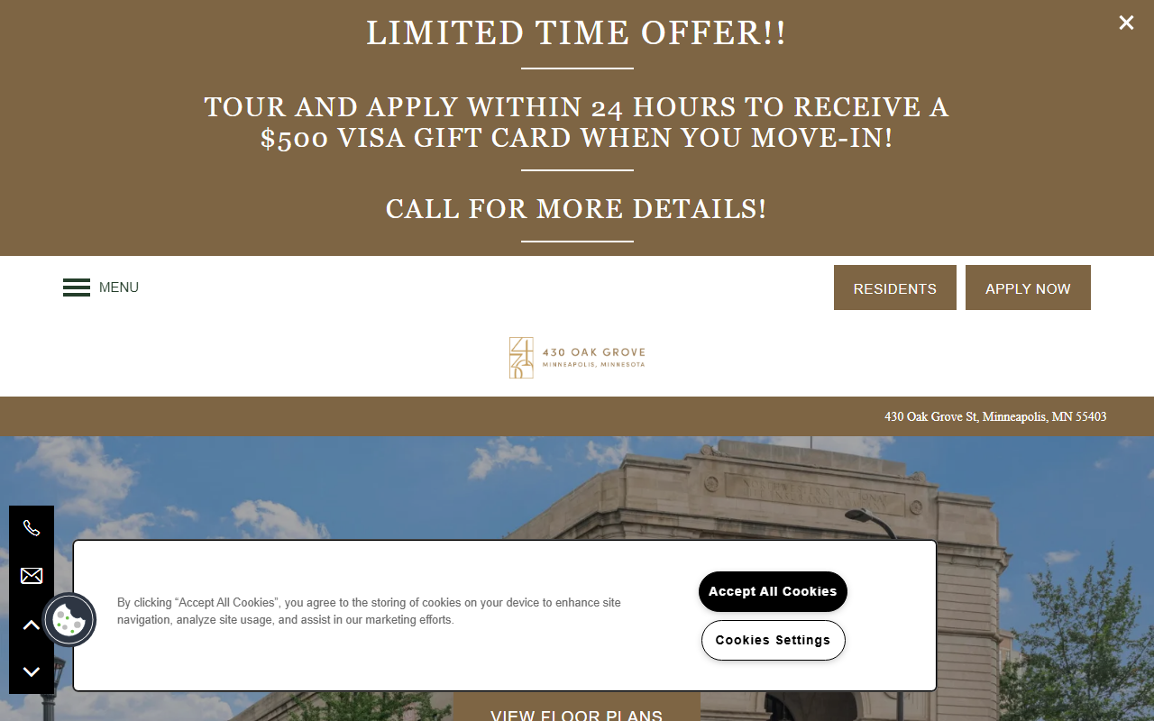 430oakgrove.com screenshot