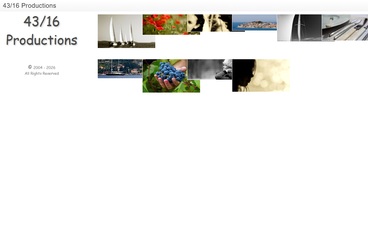 4316productions.com screenshot