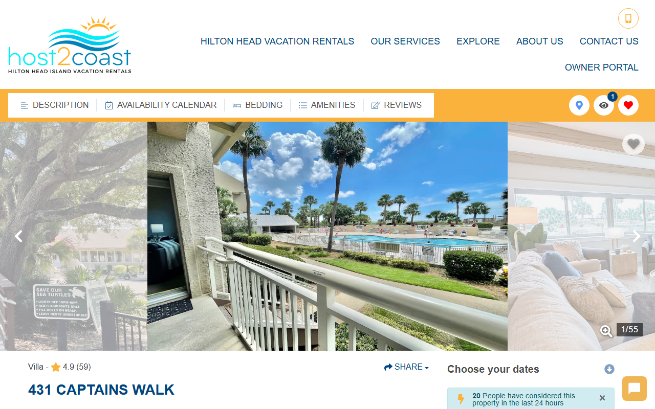 431captainswalk.com screenshot