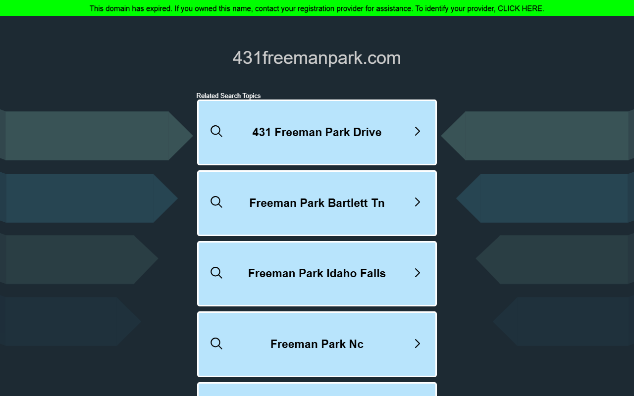 431freemanpark.com screenshot