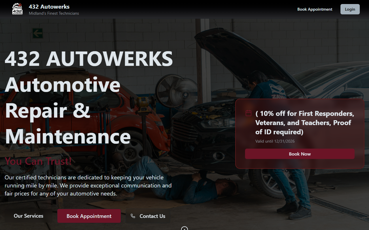 432autowerks.com screenshot
