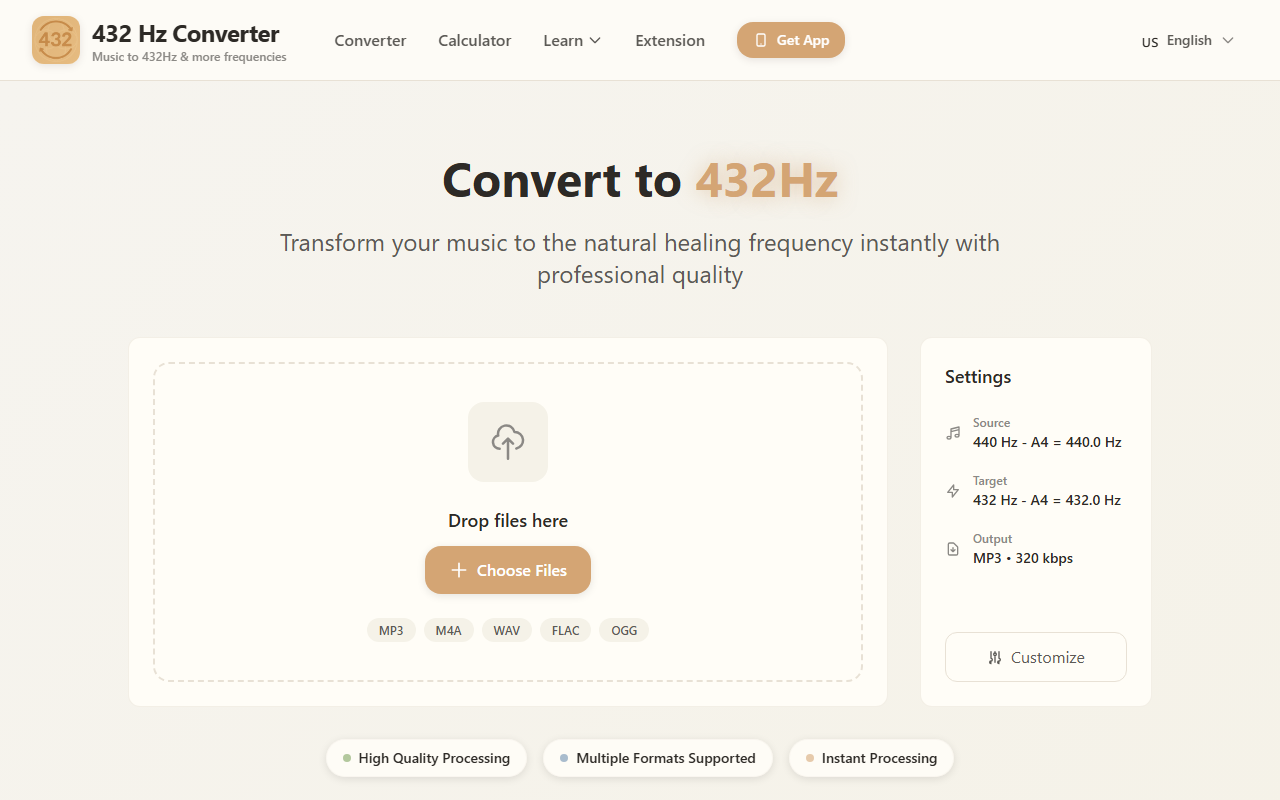 432convert.com screenshot
