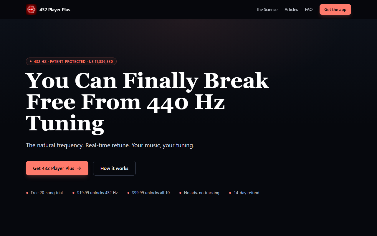 432playerplus.com screenshot