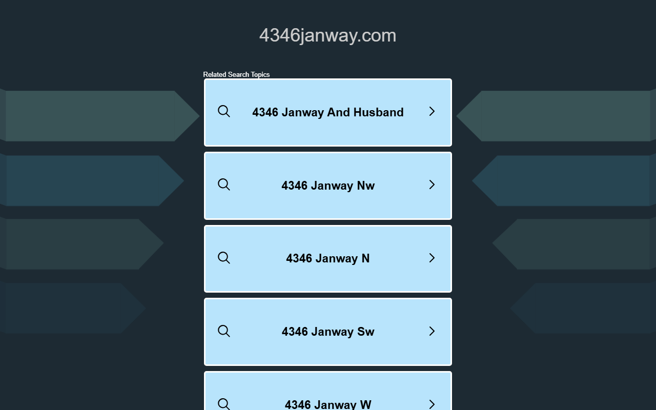 4346janway.com screenshot