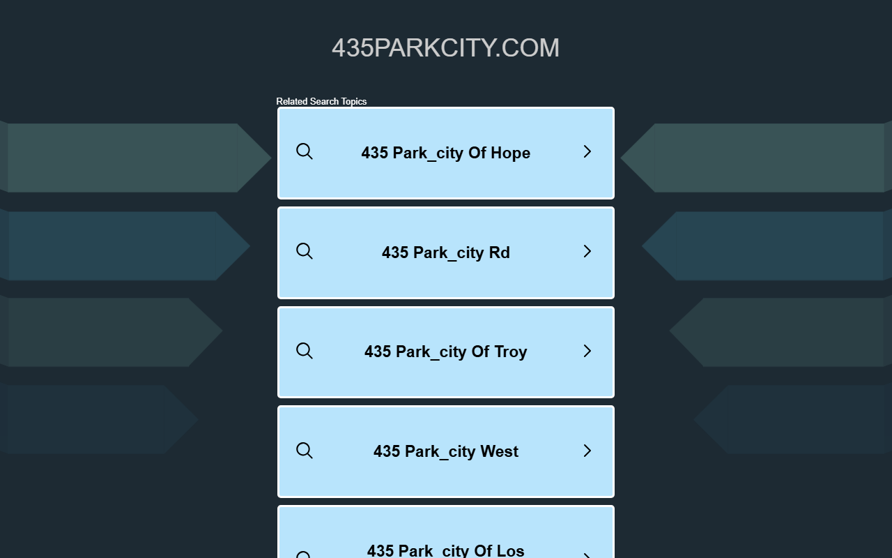 435parkcity.com screenshot