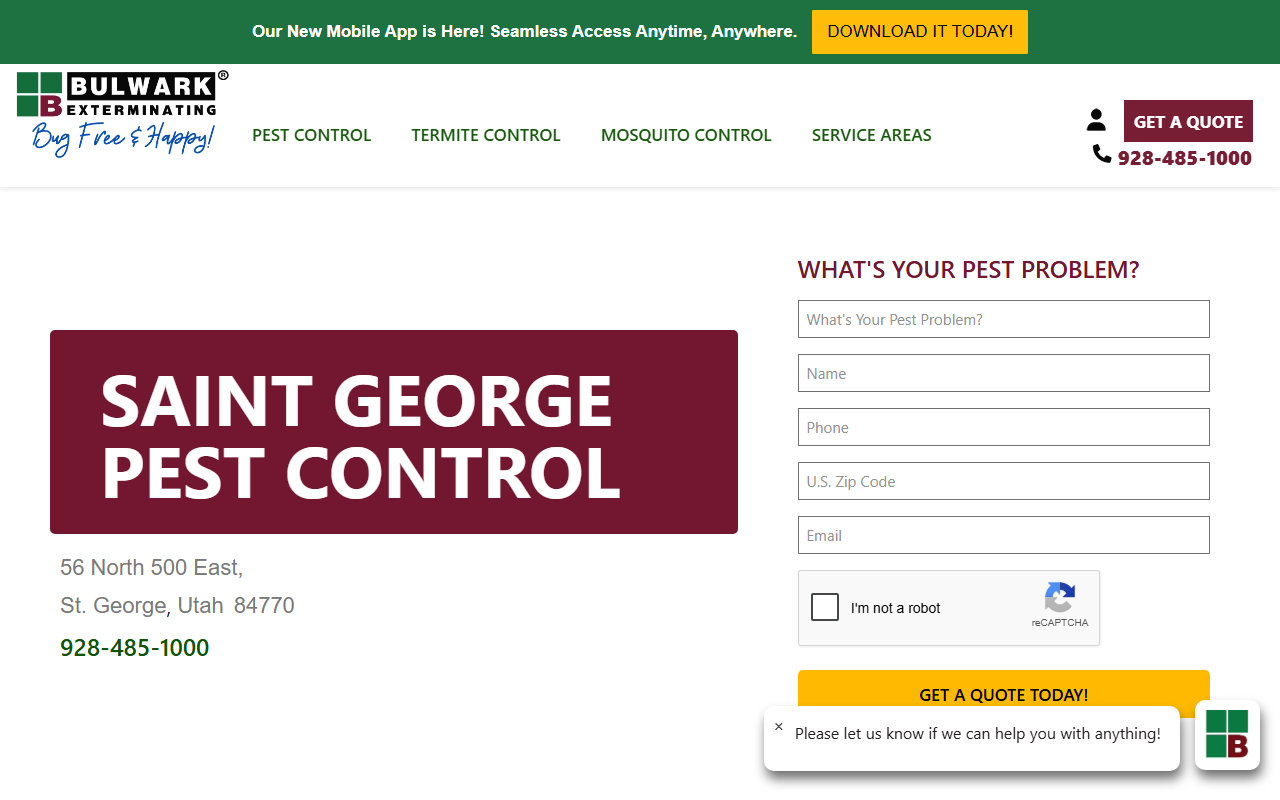 435pestcontrol.com screenshot