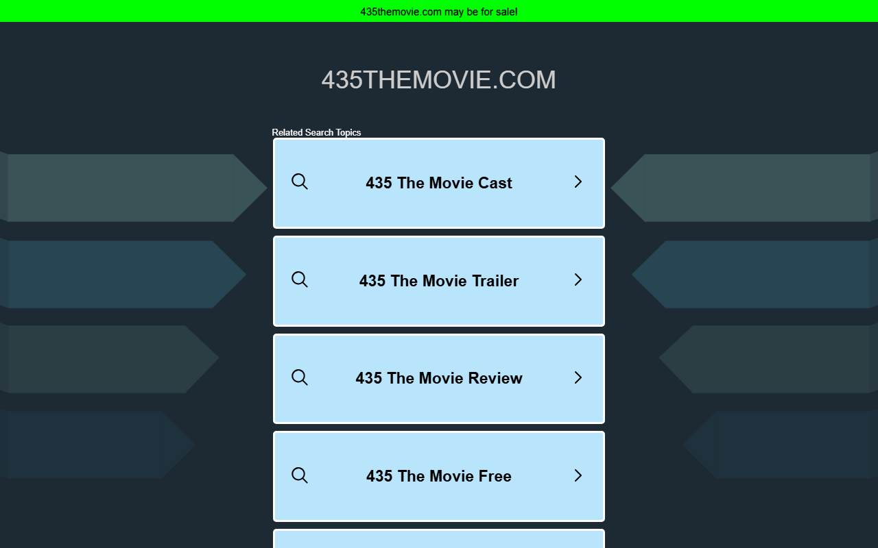 435themovie.com screenshot