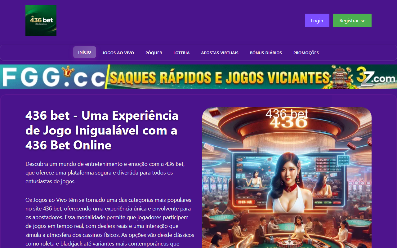 436betbrasil.com screenshot