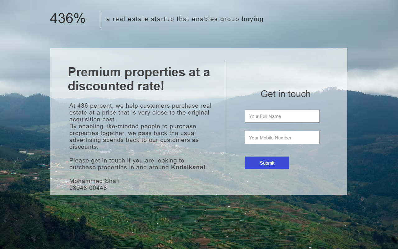 436percent.com screenshot