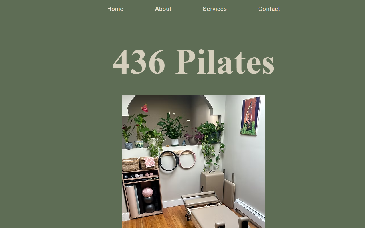 436pilates.com screenshot