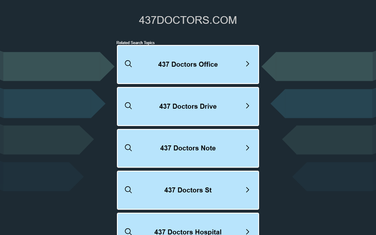 437doctors.com screenshot