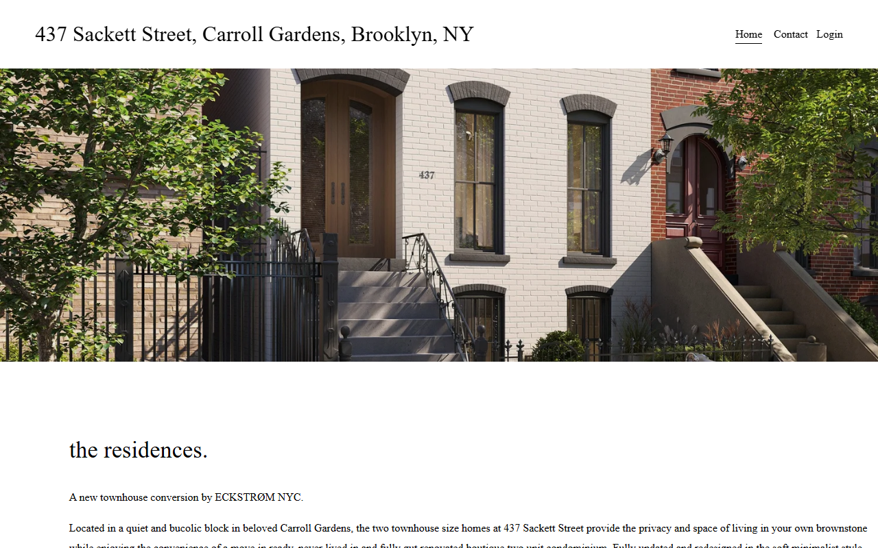 437sackett.com screenshot