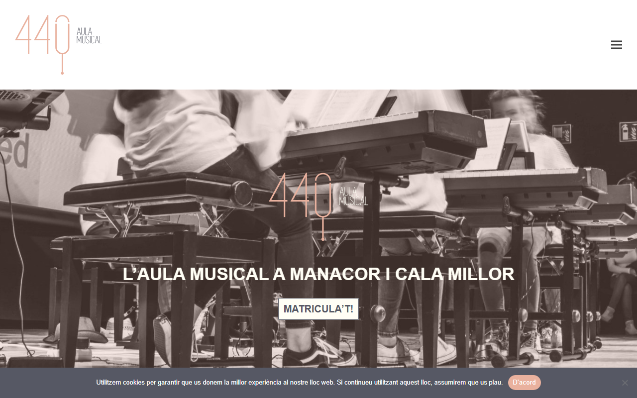 440aulamusical.com screenshot