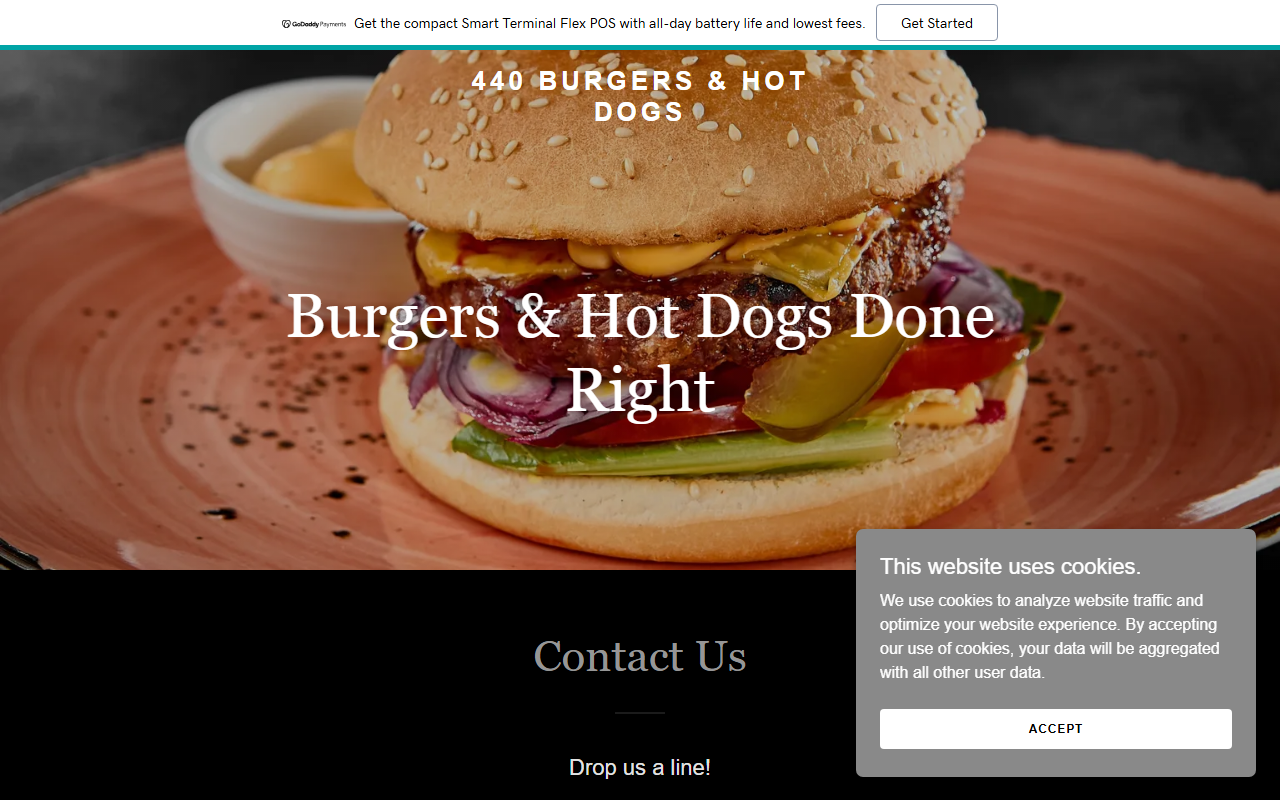 440burgers.com screenshot