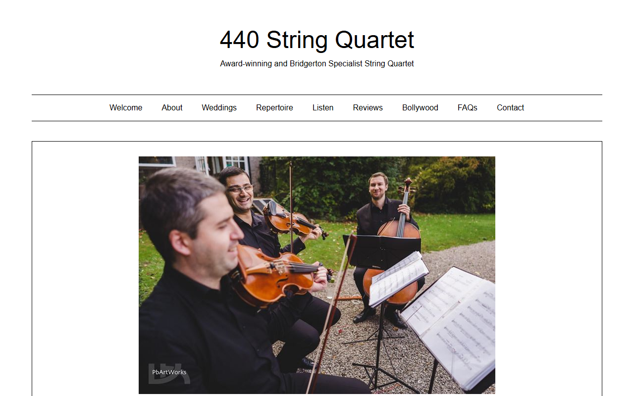 440quartet.com screenshot