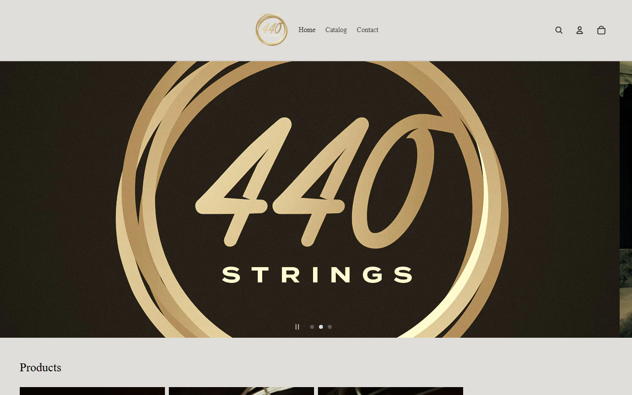 440strings.com screenshot