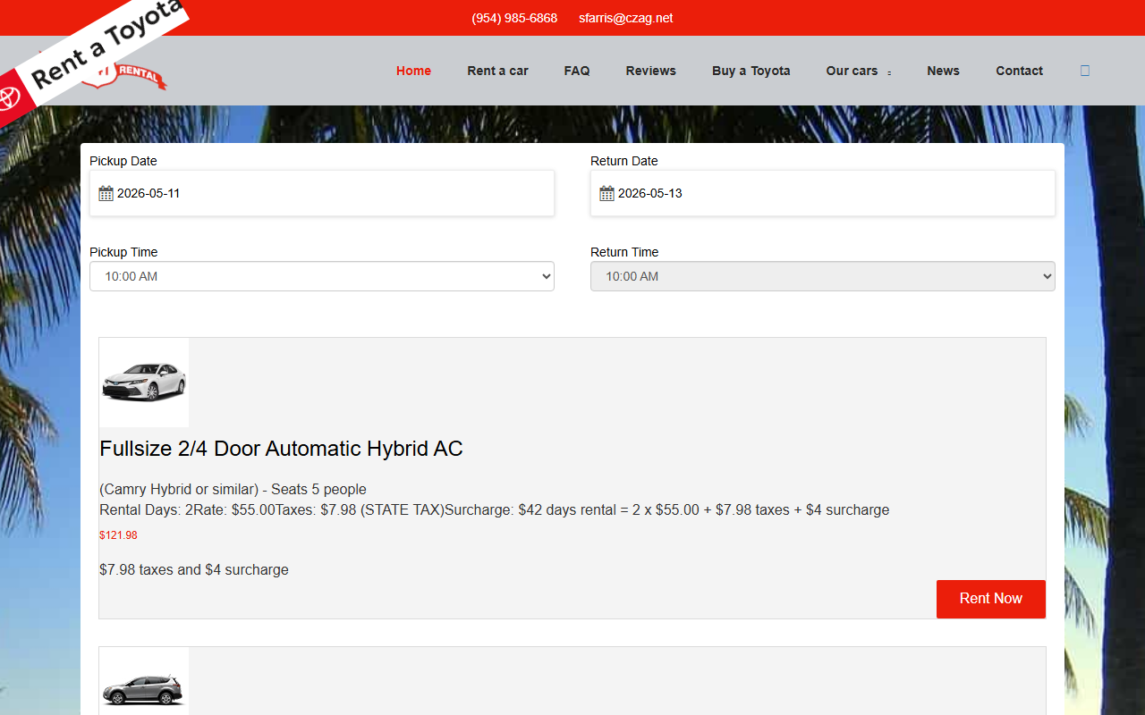 441autorental.com screenshot